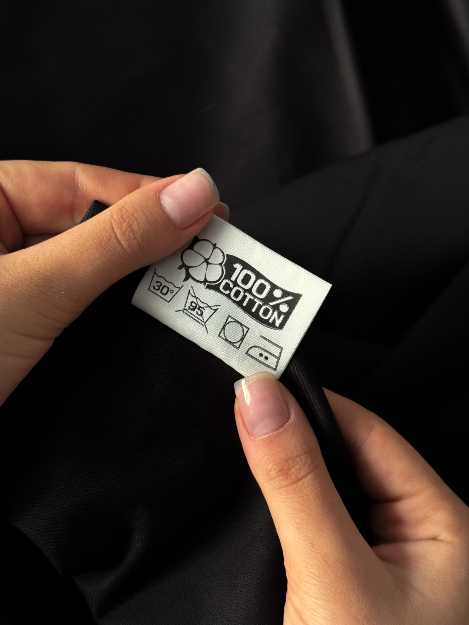 Markierungslabel auf Schutzkleidung